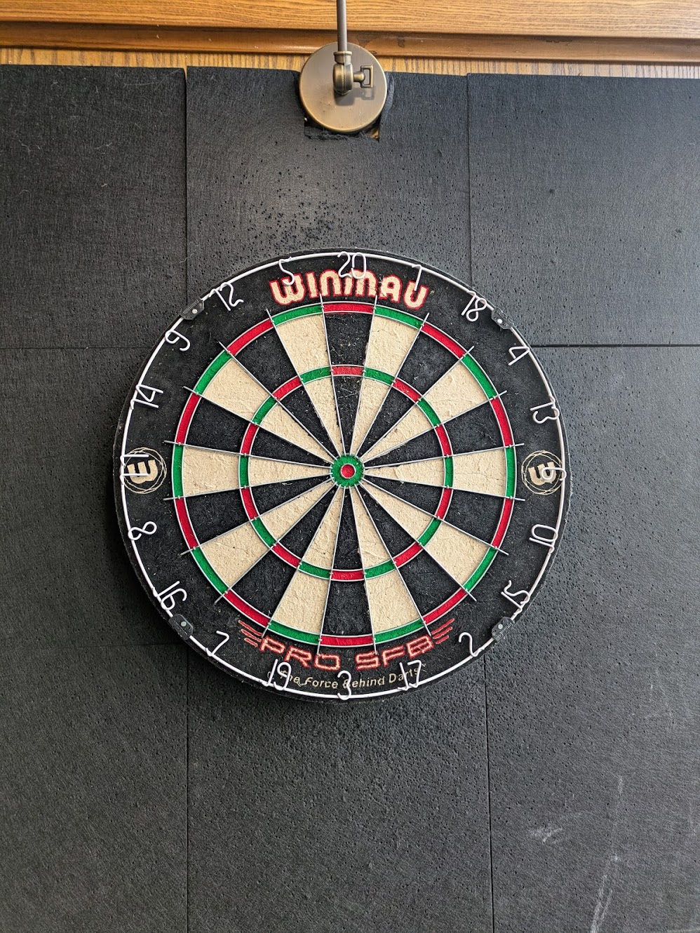 A close up picture of the board