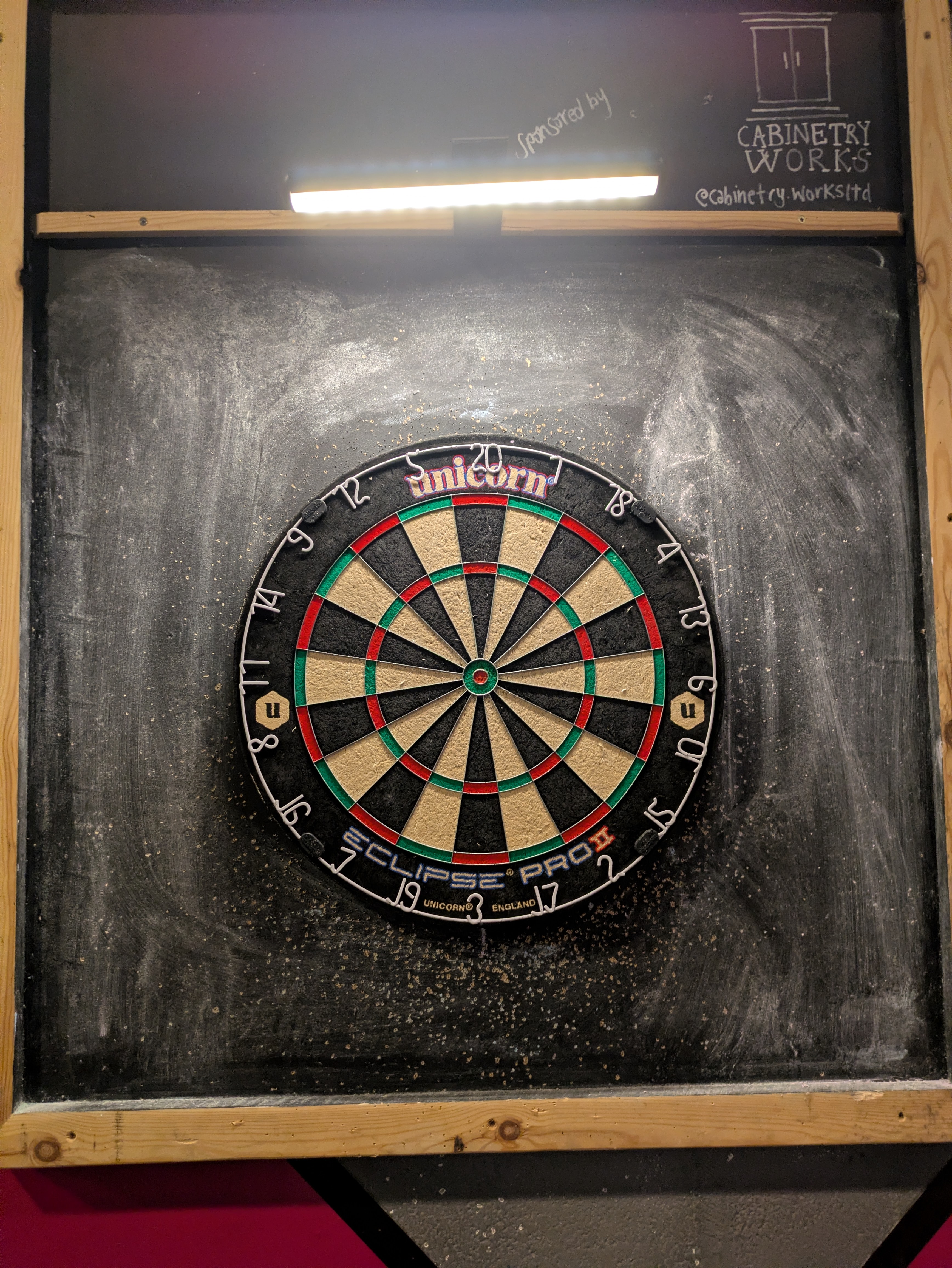 a close up picture of a dartboard