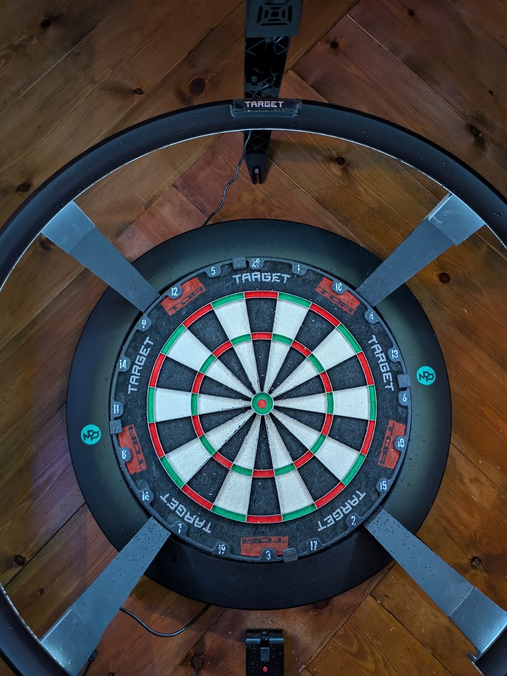 A close up picture of the board