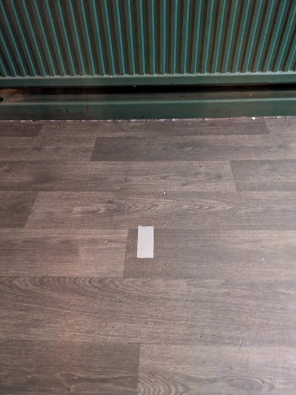 a picture of the oche, about 15cm of gaffer tape